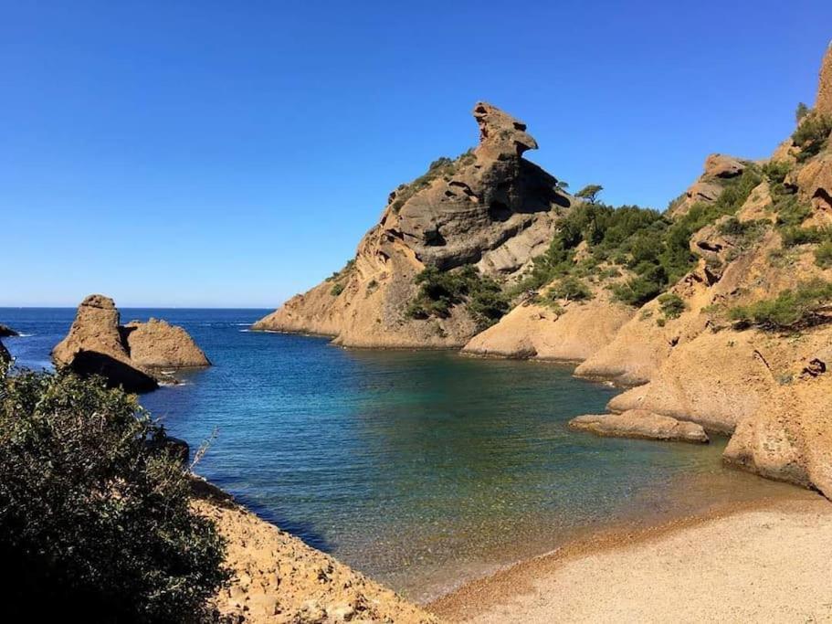 Studio 28M2 Climatise,Wifi, Proche Des Calanques,Plages Ла-Сьйота Екстер'єр фото